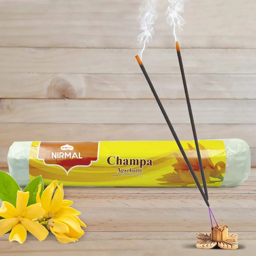 Shubhkart Nirmal Champa Agarbatti Muttha Pack 250g Long Lasting Incense Sticks