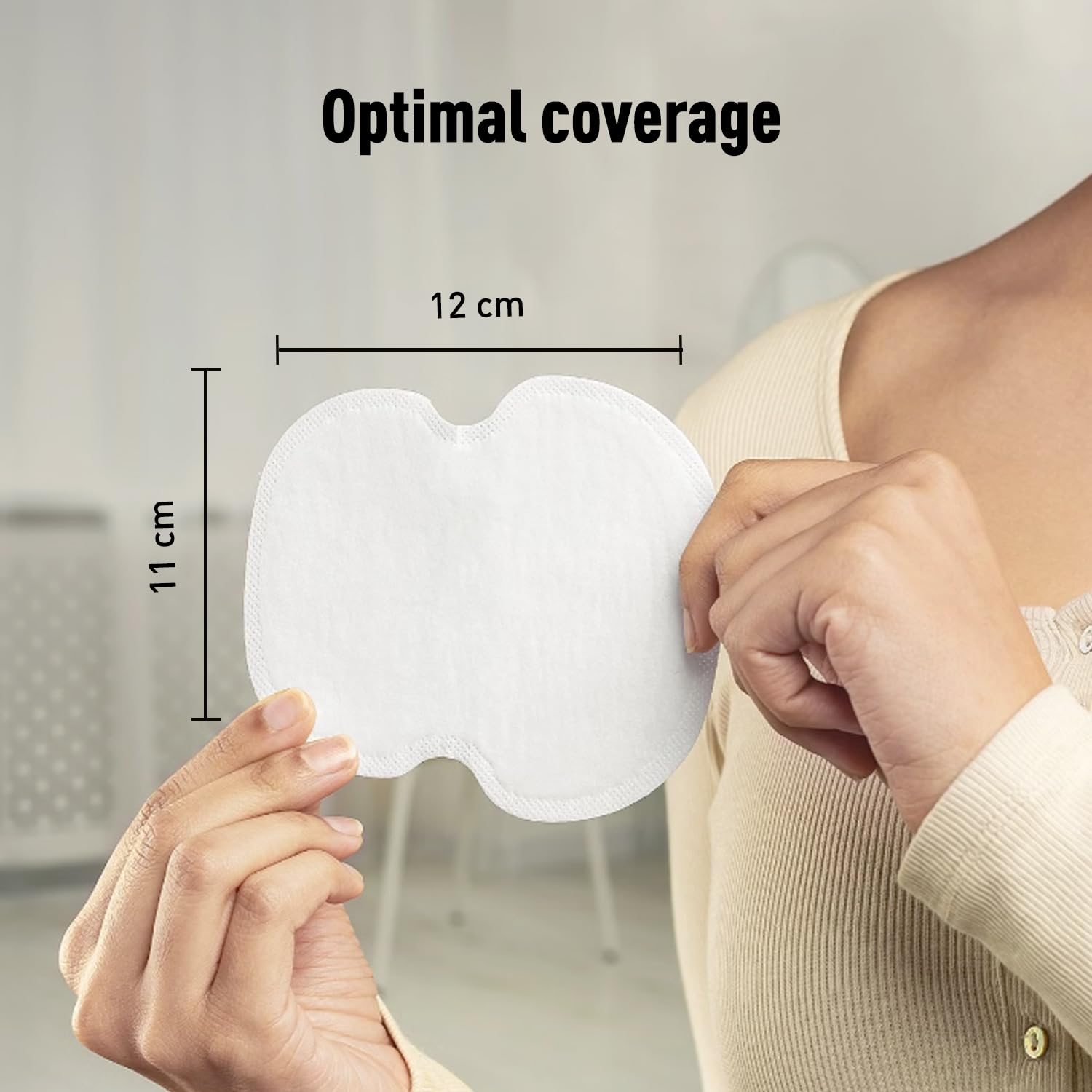 Sirona Disposable Underarm Sweat Pads for Men and Women, 24 Pads | Peel-off | Prevents Stains & Unpleasant Odour | Quick sweat absoption