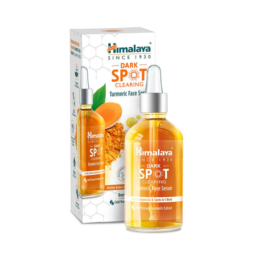 Himalaya Dark Spot Clearing Turmeric Face Serum | with 10% Glycolic Acid, 2% Niacinamide & Organically sourced Turmeric | Visibly Reduces Dark Spots from Day 7 | Clinically Tested | Non Staining | 15ml