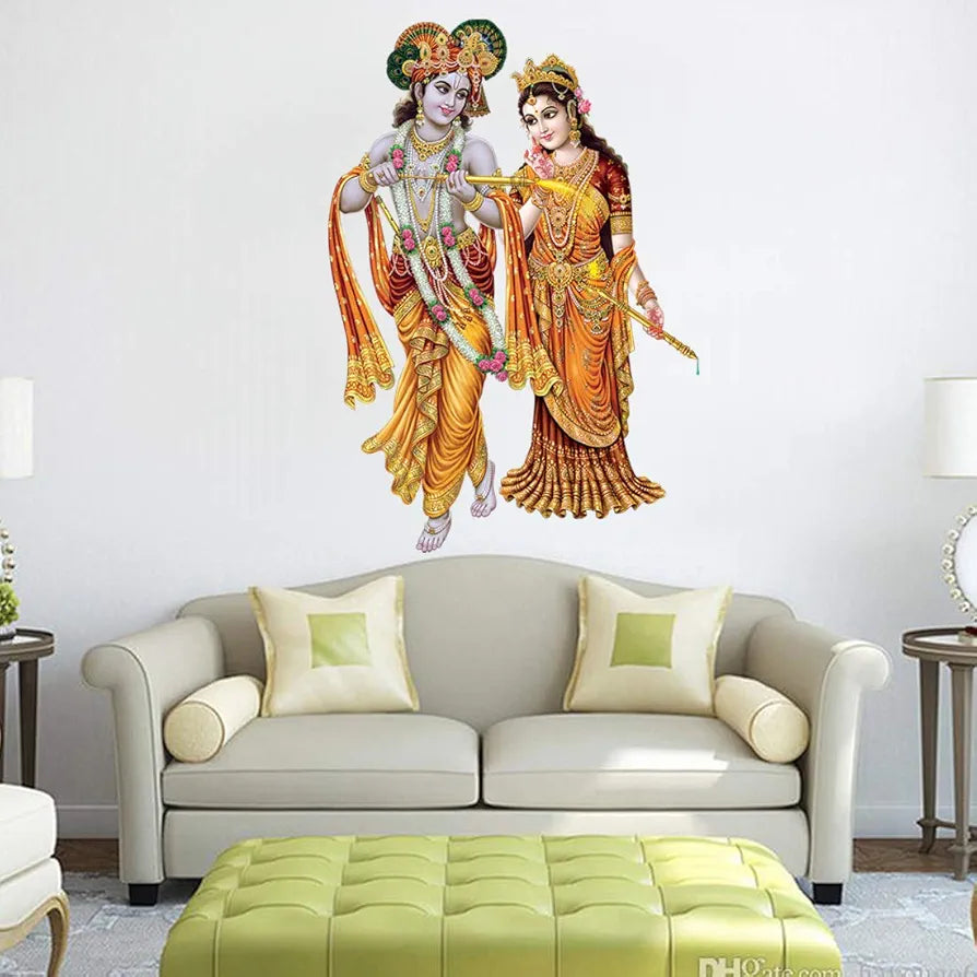 Rangoli White Glossy Vinyl Wall Sticker Premium Self-Adhesive Waterproof Parent-7 Design-2