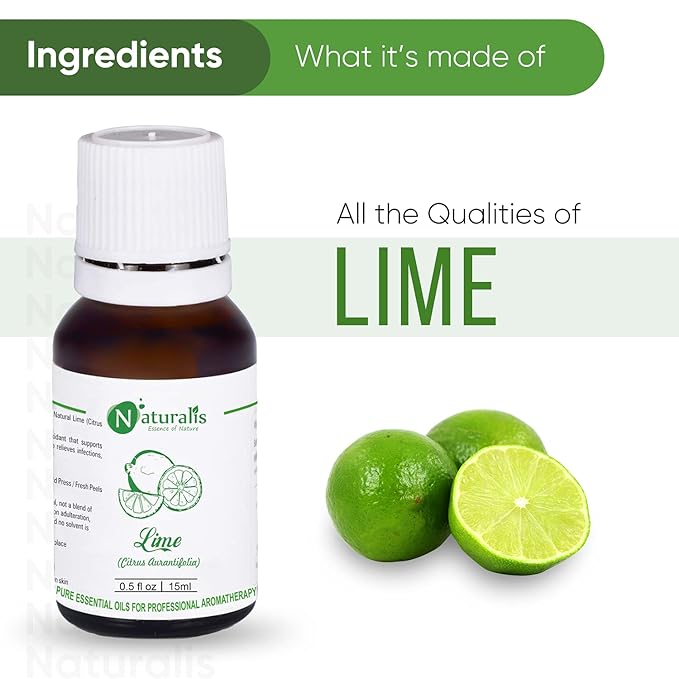 Naturalis Essence Of Nature Lime Essential Oil - 15 ml