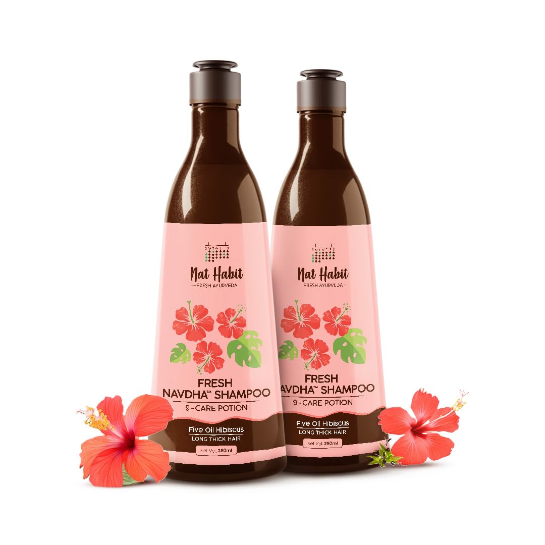 Nat Habit Navdha Hair Growth Natural Shampoo - 250 ml