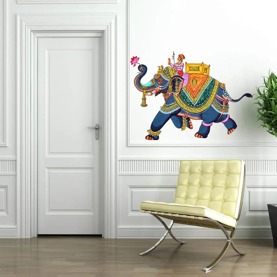Rangoli Vinyl Modern Wall Sticker 1.96 X 20.86 X 1.96 Inches Multicolour Modern Art510