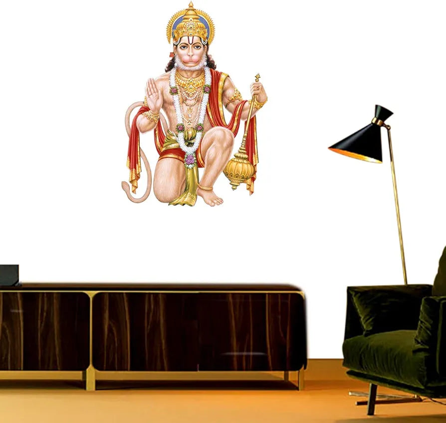 Rangoli Vinyl Religious Wall Sticker Multicolour Vinyl Medium Size Pack of 1 Sticker 50cm or 70cm, Standard