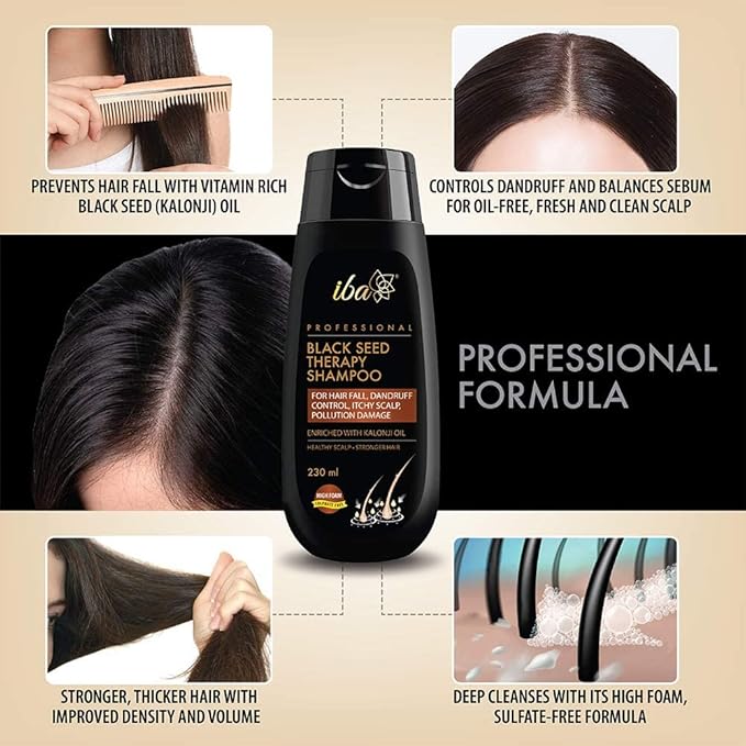 Iba Professional Black Seed Therapy Shampoo - 230 Ml