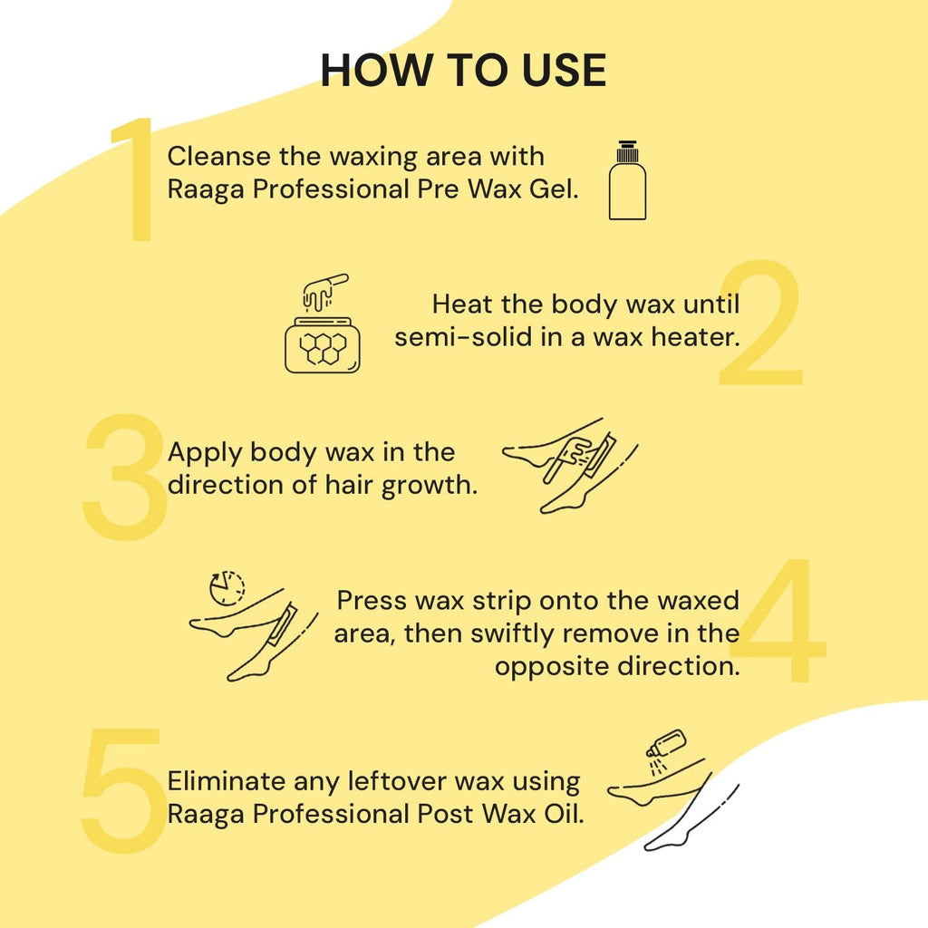 Raaga Professional Liposoluble Metallic Wax, Gold, 800 ml