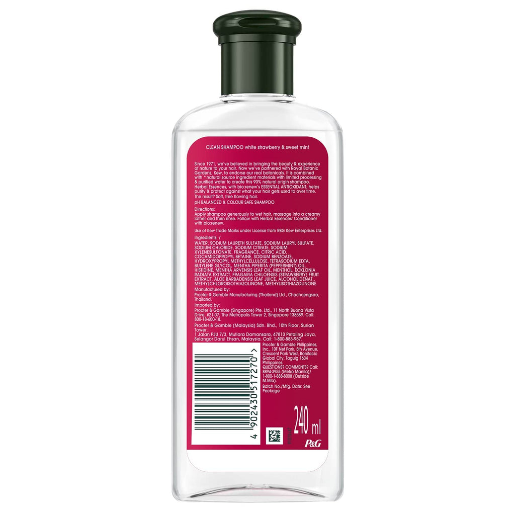 Herbal Essences White Strawberry & Sweet Mint Shampoo - 240 ml