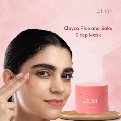 Clayco Rice & Sake Sleep Mask - 50 ml