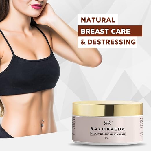 Razorveda Breast Destressing Cream for Women - 50 gms