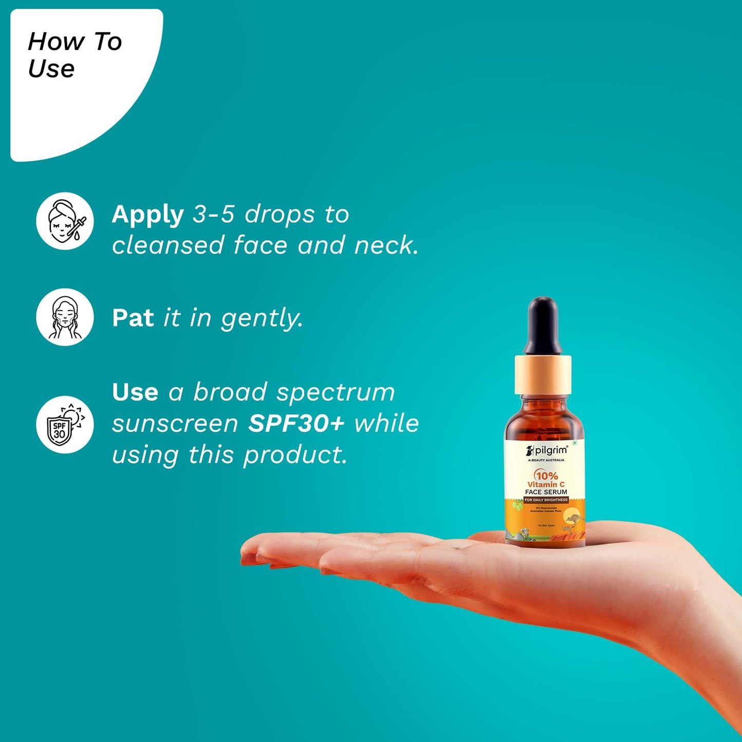 Pilgrim Vitamin C Face Serum  Face serum- 30ml