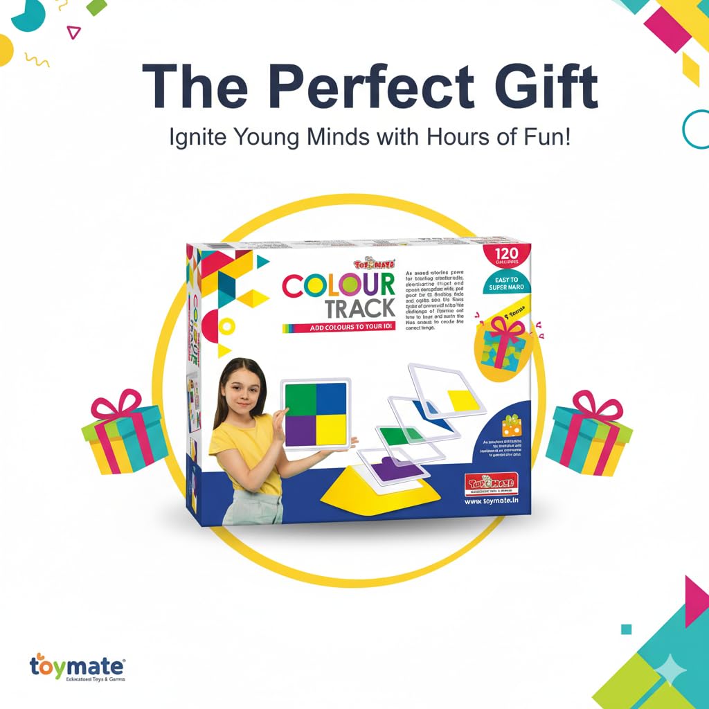 Toymate Colour Track Logic Puzzle Game 120 Challenges