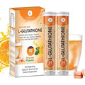 G- Glowsik Glutathione Tablets - 20 Effervescent Tabs for Skin, Reduced Glutathione With Collagen Vitamin C | Orange Flavour | Pack of 2