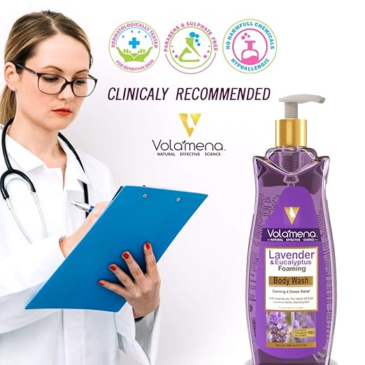 Volamena Lavender Body Wash Sulfate & Paraben - 300 ml