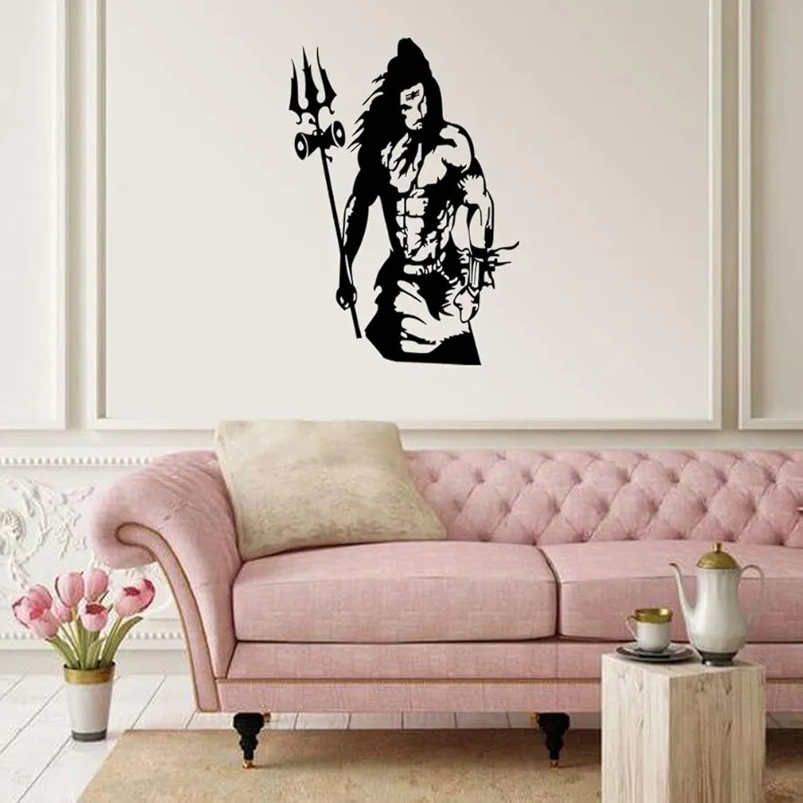 Rangoli White Glossy Vinyl Wall Sticker Premium Self-Adhesive Waterproof Parent-5 Design-23
