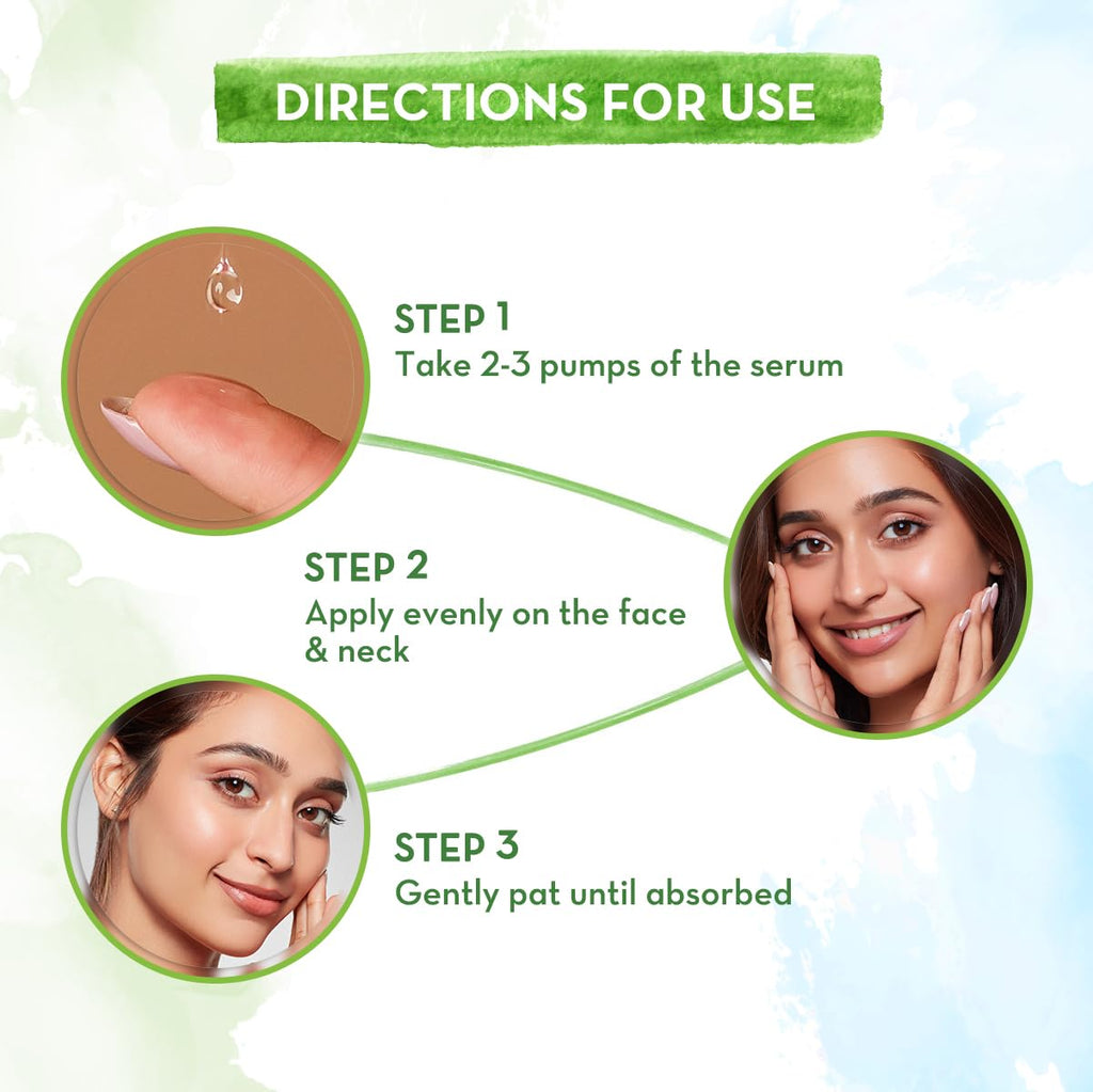 Mamaearth Rice Water Dewy Active Serum with 10% Niacinamide, Rice Water & Hyaluronic Acid - 50 ml | For Glass Skin | Gives Dewy Finish | Brightens Skin | Suits All Skin Types