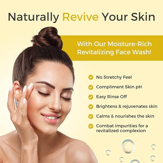 Prisa Organics Turmeric & Aloevera Revitalizing Face Wash - 100 ml