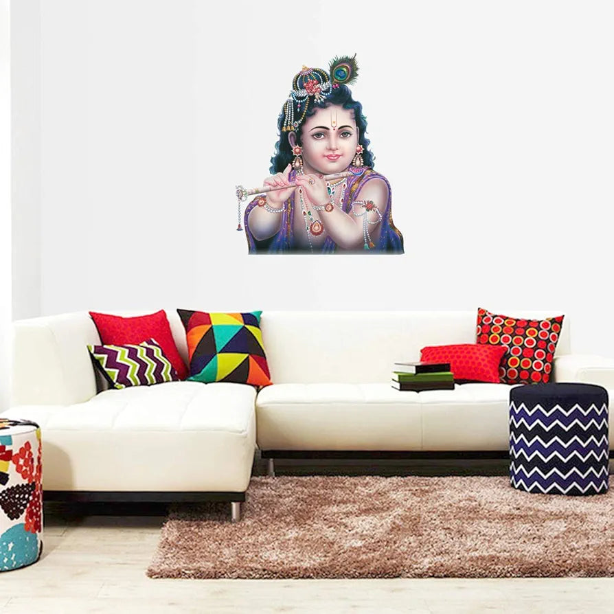 Rangoli White Glossy Vinyl Wall Sticker Premium Self-Adhesive Waterproof Parent-5 Design-17