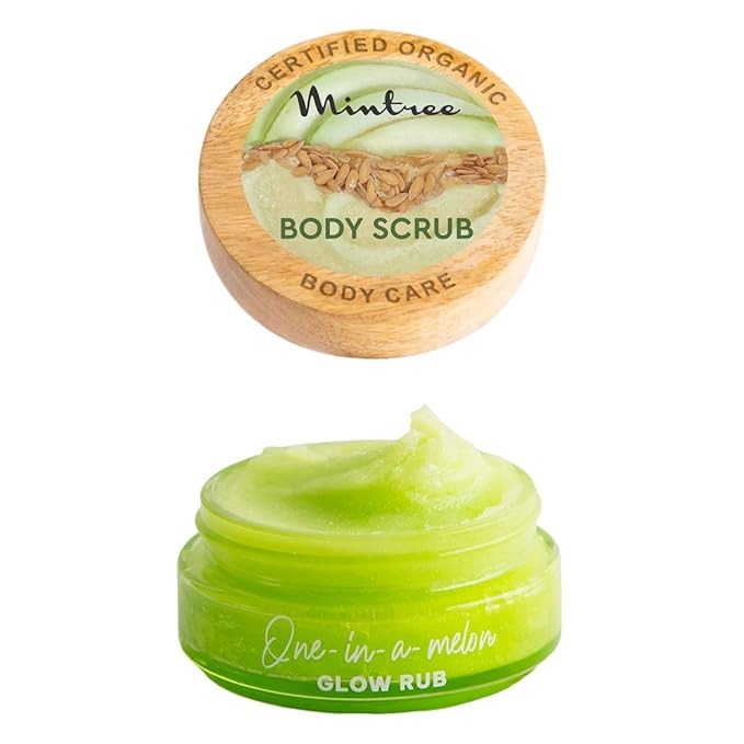 Mintree Organic Sugar Body Scrub with Ceramides & Collagen - 150 gms