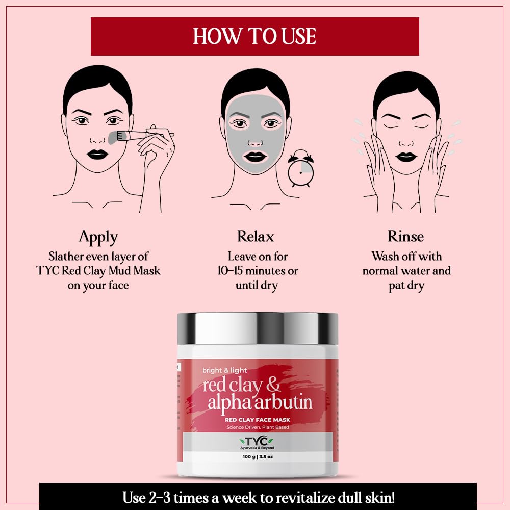 Trust Your Choice Red Face Clay Mask - 100 gms