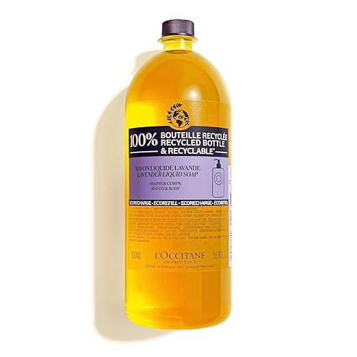 L'Occitane Shea Hands & Body Lavender Liquid Soap Eco-Refill - 500 ml