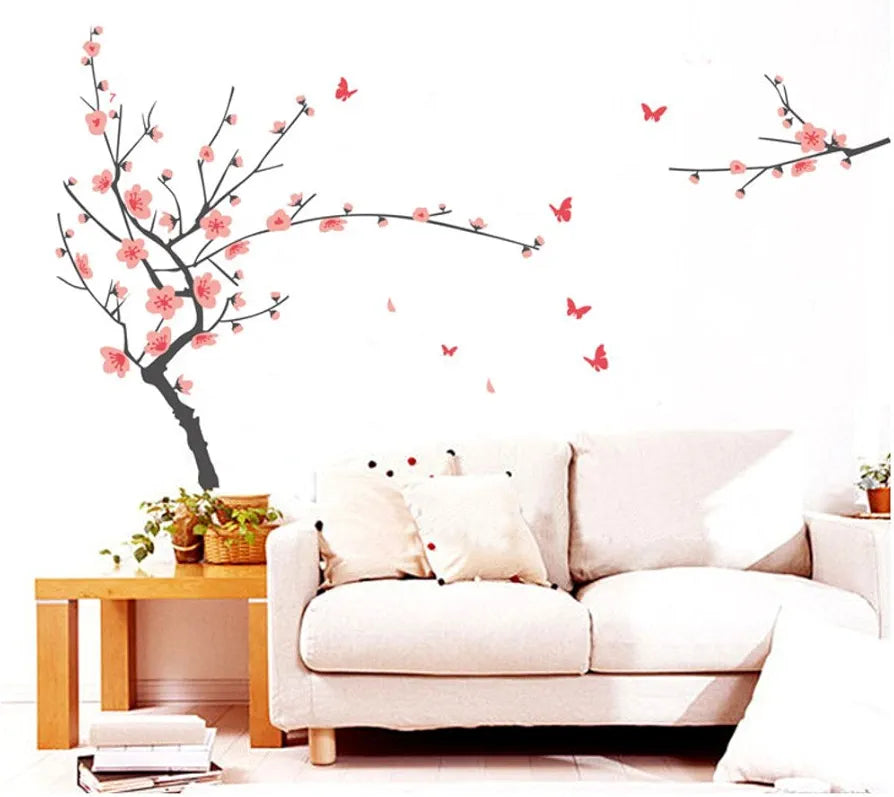 Decals Design Branch with Flowers Wall Sticker