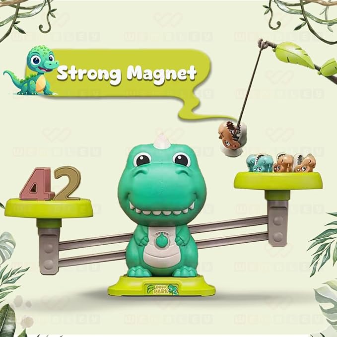 Wembley 2 In 1 Dino Balancing Toy For Kids Learning Activity Toy Multicolor