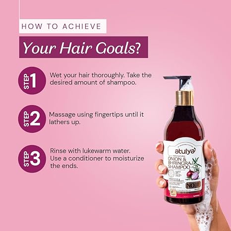 Atulya Onion & Bhringraj Hair Shampoo - 300 ml