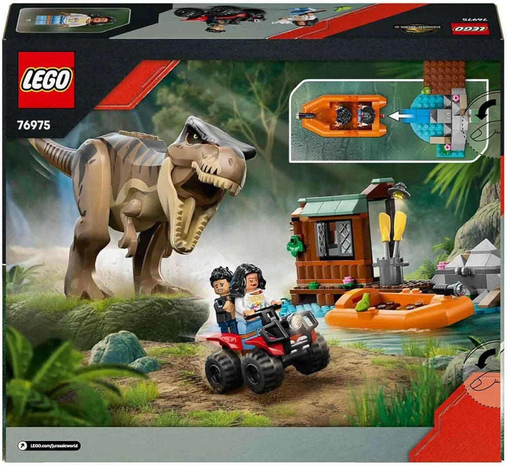 Lego Jurassic World T. rex River Escape Dinosaur Figure Building Set 76975 Building Blocks Toys for 5+ Gift for Boys and Girls