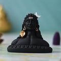 Ecraftindia Black Resin Adiyogi Shiva Statue for Car Dashboard | Lord Shiva Idol for Home | Shiv Murti | Adiyogi Mahadev Statue