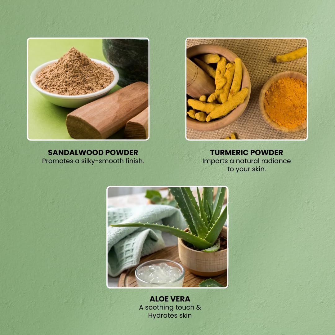 MOUNTAINOR Face Wax Powder with Ubtan & Aloevera, Full Body Painless Herbal Hair Remover Waxing Cream Powder for Women No Harmful Chemicals, No Irritation, No Skin Rashes - 100 gm