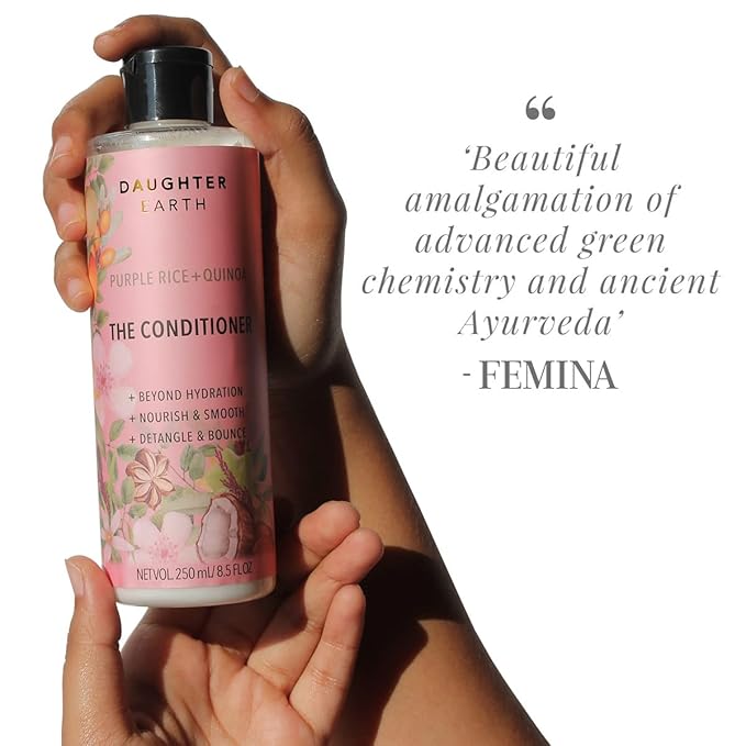 Daughter Earth the Conditioner With Purple Rice & Quinoa for Dry Color Treated Hair - 250 Ml