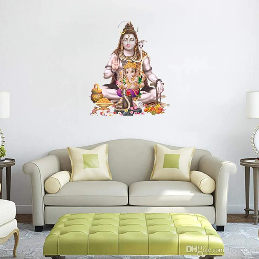 Rangoli White Glossy Vinyl Wall Sticker Premium Self-Adhesive Waterproof Parent-6 Design-9