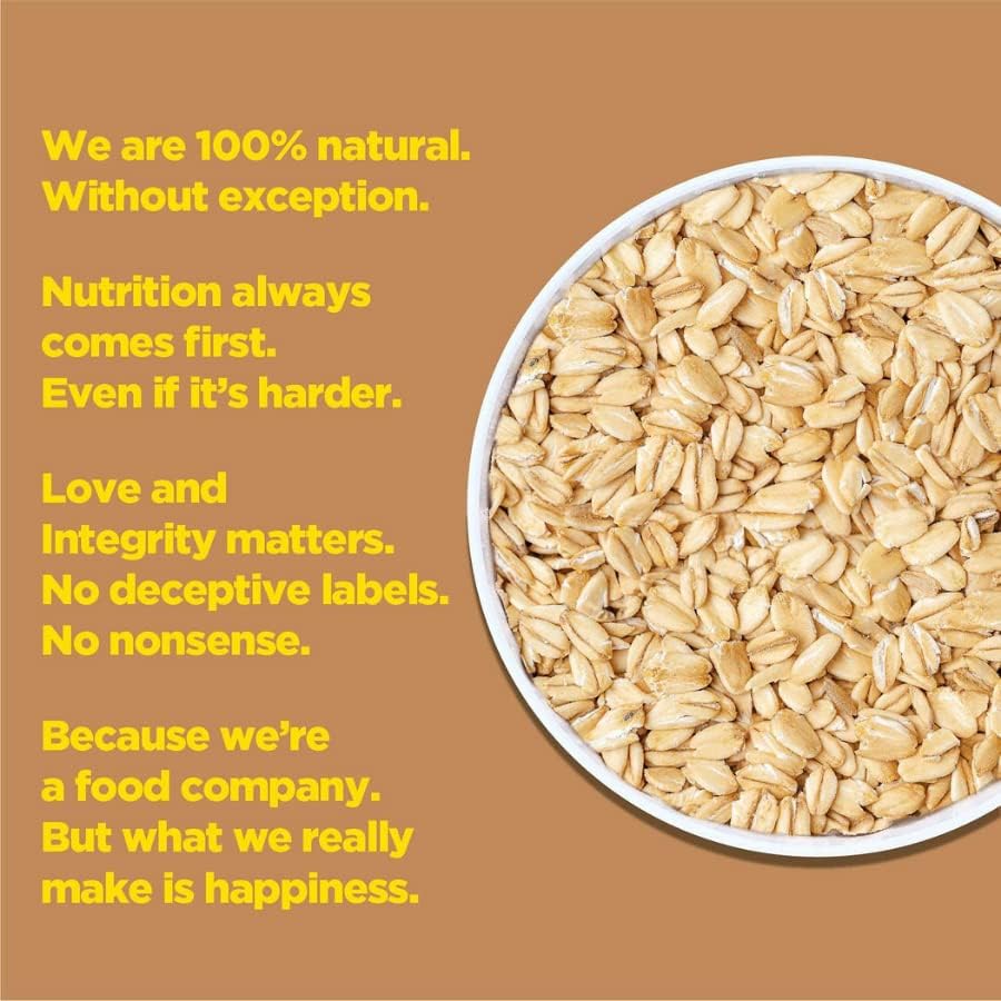 NutriOrganics Rolled Oats 1 Kg - Diet Food | 100% Wholegrain Jumbo Oats | Oats For Weight Management | High Fibre Breakfast | Rich In Protein