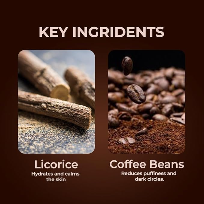 Herbmagic Licorice & Coffee Beans Face Pack With Scrub - 100 Ml