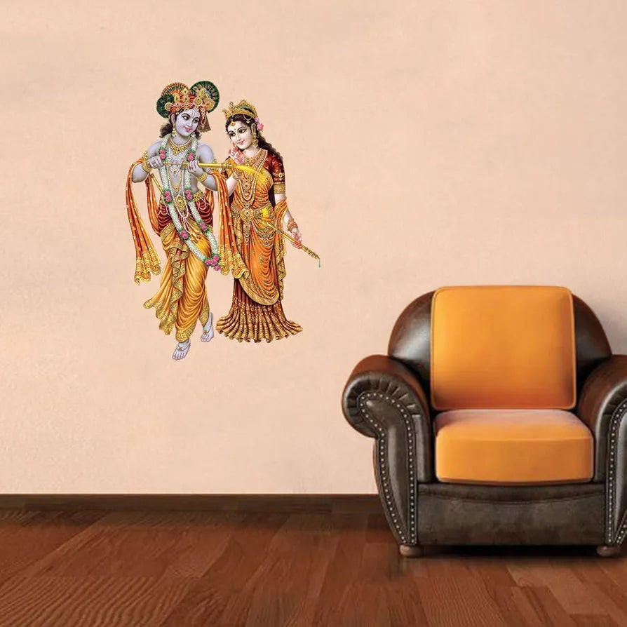 Rangoli Large Wall Sticker Vinyl Multicolor Just Peel & Stick Size 50 or 60 cm