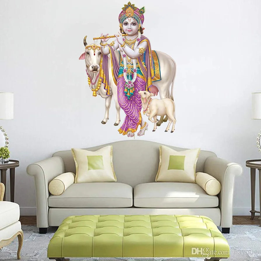 Rangoli White Glossy Vinyl Wall Sticker Premium Self-Adhesive Waterproof Parent-7 Design-19