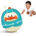 Kidology Tummy Time Roly Poly Baby Toy with Teether Green Colour