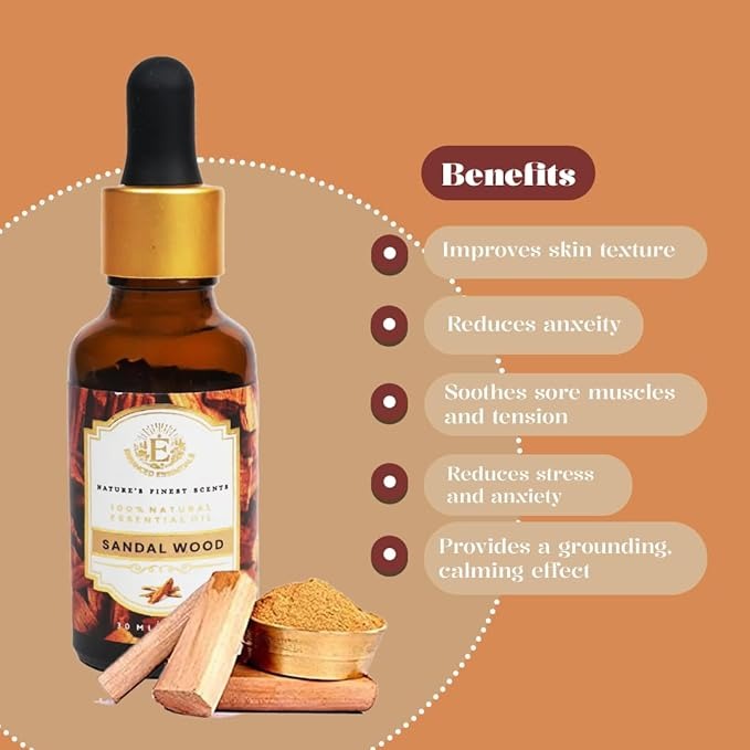 Enhanced Essentials Sandalwood Essential Oil - 30 ml
