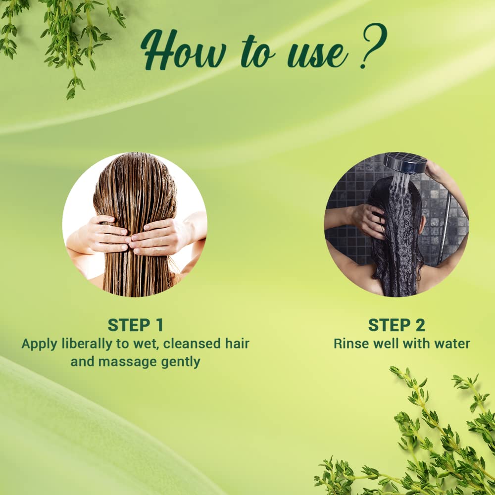 Biotique Bio Thyme Volume Conditioner Fine & Thinning Hair|Gives Volume & Bounce To Hair|Helps In Thicken Follicles|100% Botanical Extracts|Suitable All Skin Types|200 Millilitre-Peppermint,Thyme