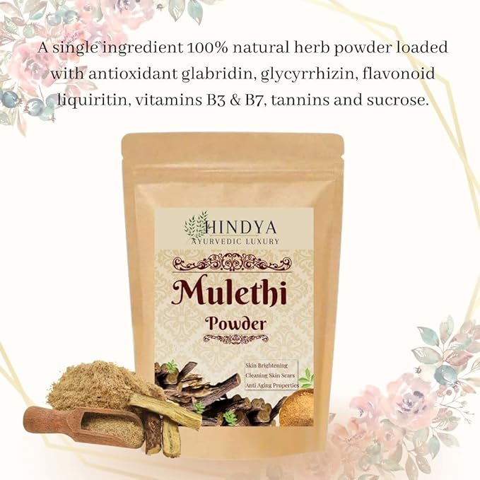 Hindya Ayurvedic Luxury Natural Pure Mulethi Powder - 200 gms