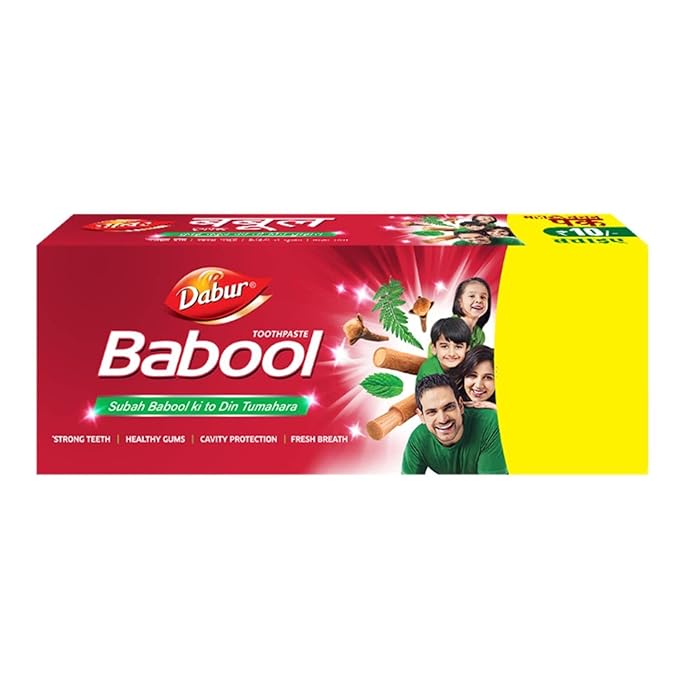 Dabur Babool Ayurvedic Toothpaste - 350 gms (Pack of 2)