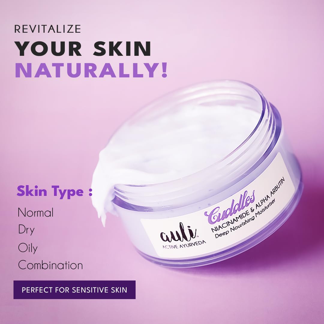 Auli Cuddles Deep Nourishing Moisturiser Winter Face Cream - 120 gms