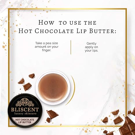 Bliscent Beauty Skincare Chocolate Lip Butter Balm - 5 gms