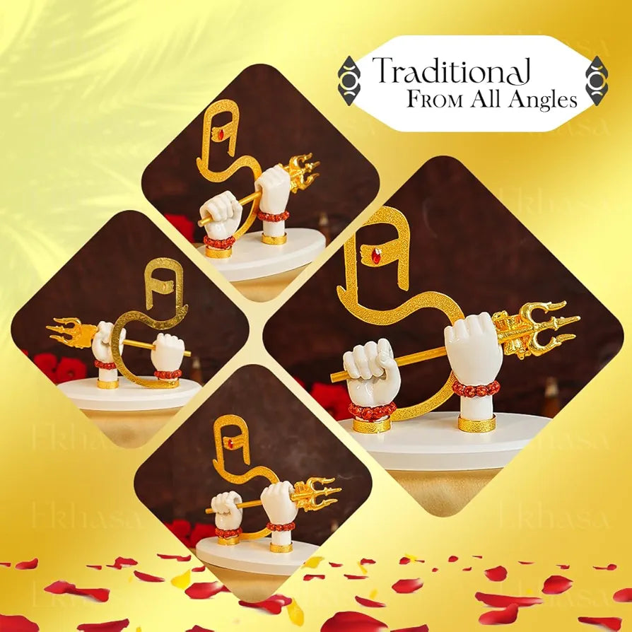 Ekhasa Resin Lord Shiva Hands with Trishul Idol