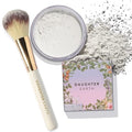Daughter Earth Snowdust Makeup Setting Powder With Beauty Brush | Matte Finish Suitable for All Skin Tones - 12 Gms