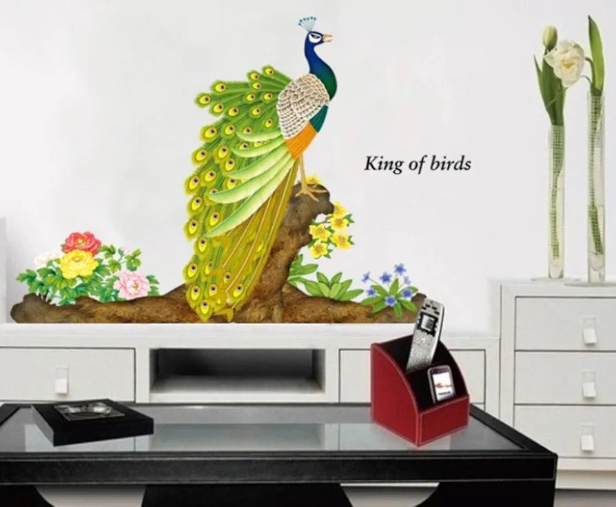 Decals Design Peacock Bird Wall Sticker
