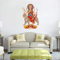 Rangoli White Glossy Vinyl Wall Sticker Premium Self-Adhesive Waterproof Parent-6 Design-14