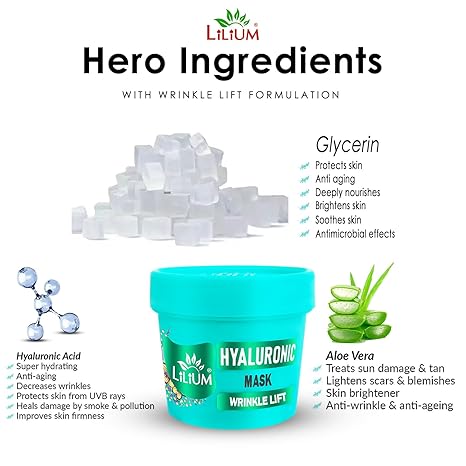 Lilium Hyaluronic Face Mask - 100 gms