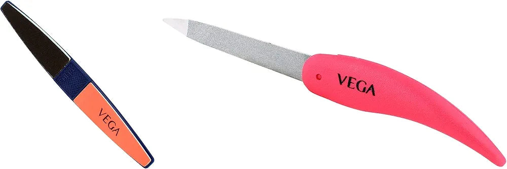 Vega Nail Buffer & Vega Portable & Foldable Nail File for Qaulity Manicure