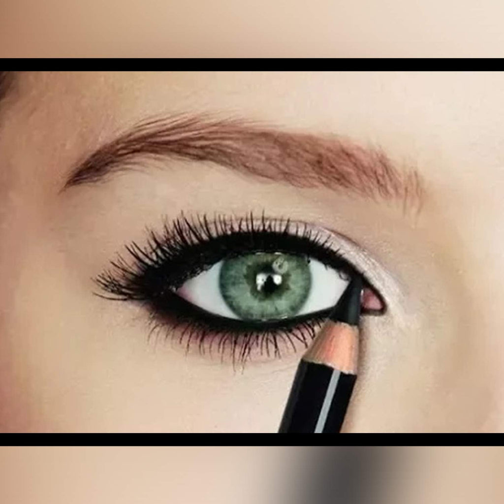 Revlon Kohl Kajal Eye Liner Pencil With Sharpener, Black, 1.14g